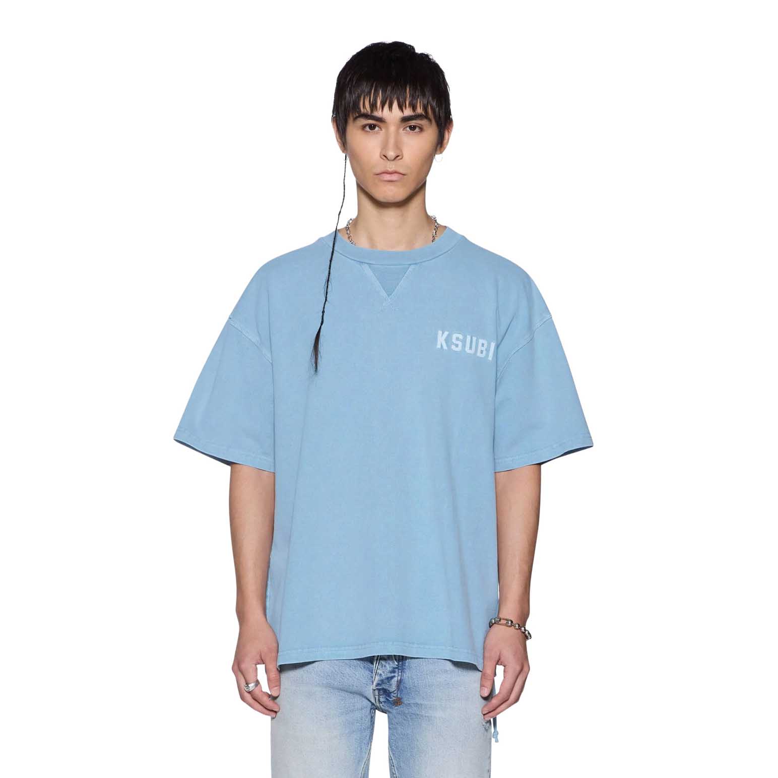 Ksubi K-Lock Biggie Ss Tee Summer Blue